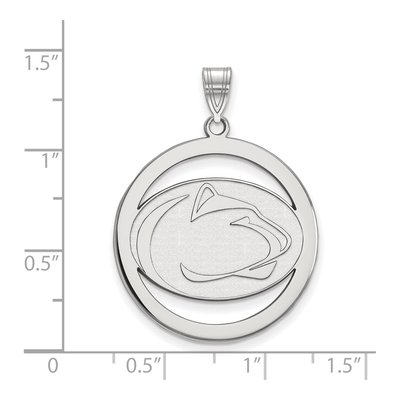 Pennsylvania State University Sterling Silver Extra Large Penn Lion Pendant – view 2