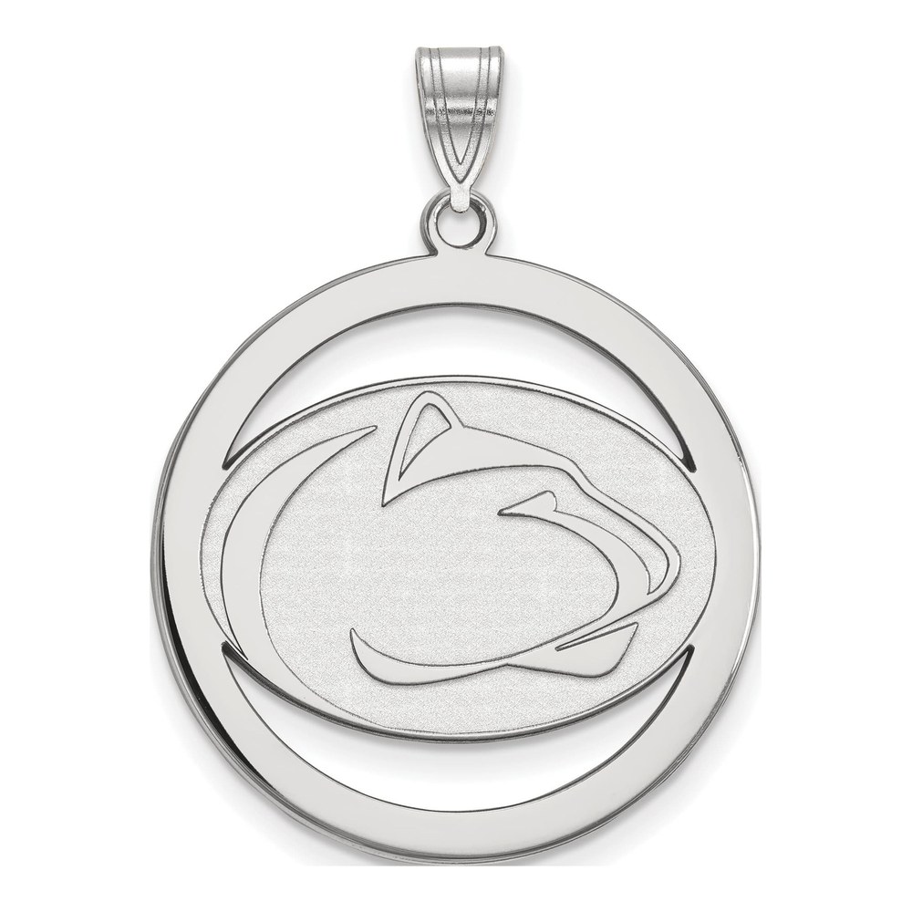 Pennsylvania State University Sterling Silver Extra Large Penn Lion Pendant
