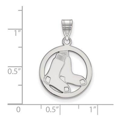 Boston Red Sox Sterling Silver Small Pendant – view 2