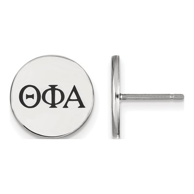 Theta Phi Alpha Sterling Silver Greek Letter Stud Earrings