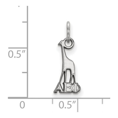 Alpha Epsilon Phi Sterling Silver Sorority Symbol Extra Small Pendant – view 2
