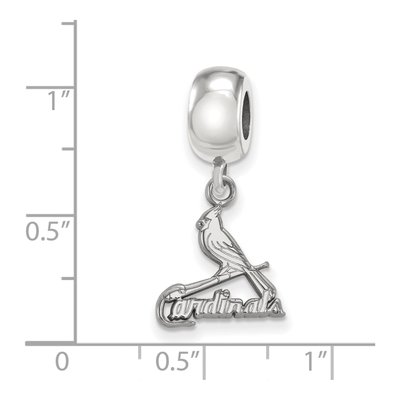 St. Louis Cardinals Sterling Silver Small Bird Dangle Bead – view 4
