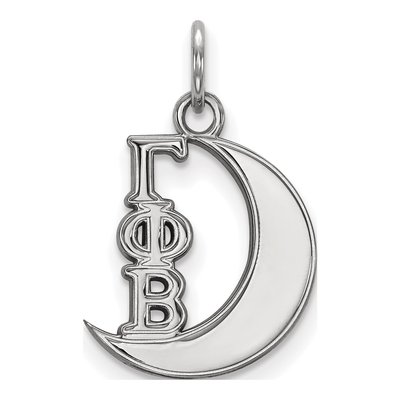 Gamma Phi Beta Sterling Silver Extra Small Pendant