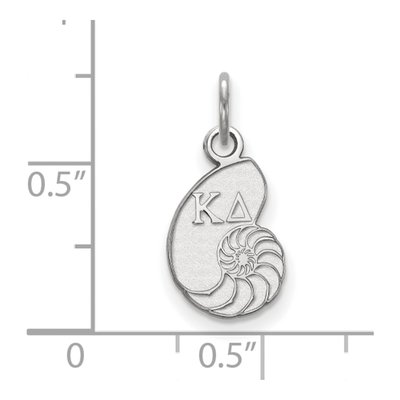Kappa Delta Sterling Silver Extra Small XS Sorority Pendant – view 2