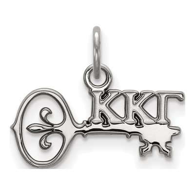 Kappa Kappa Gamma Sterling Silver Extra Small XS Pendant