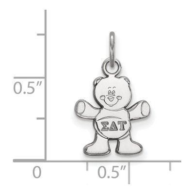 Sigma Delta Tau Sterling Silver Extra Small Pendant – view 2