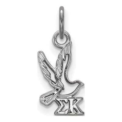 Sigma Kappa Sterling Silver Extra Small Pendant