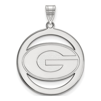 University of Georgia Sterling Silver Large Letter G Pendant