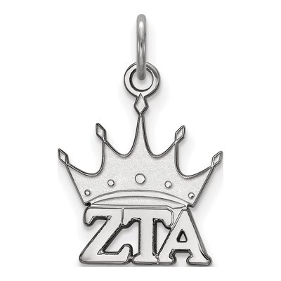 Zeta Tau Alpha Sterling Silver Extra Small XS Pendant