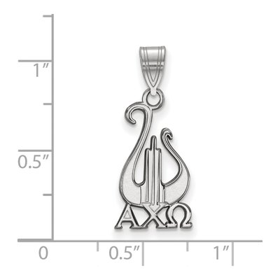 Alpha Chi Omega Sterling Silver Medium Symbol Pendant – view 2