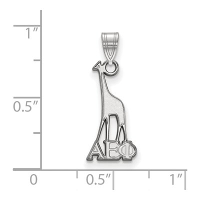 Alpha Epsilon Phi Sterling Silver Small Pendant – view 2
