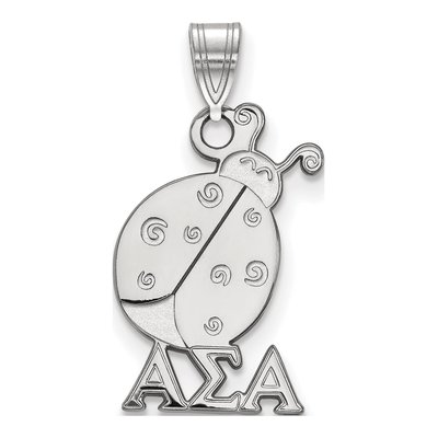 Alpha Sigma Alpha Sterling Silver Small Symbol Pendant