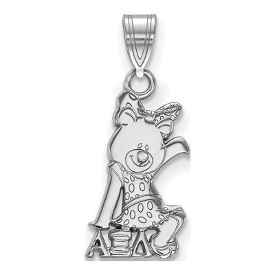 Alpha Xi Delta Sterling Silver Small Sorority Symbol Pendant