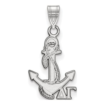 Delta Gamma Sterling Silver Small Sorority Pendant