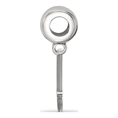 Oklahoma State University Sterling Silver Small O-S-U Dangle Bead – view 2