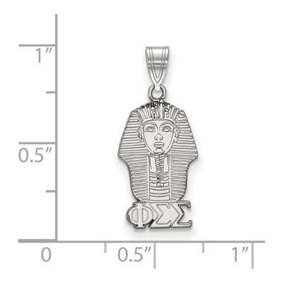 Phi Sigma Sigma Sterling Silver Small Pendant – view 2