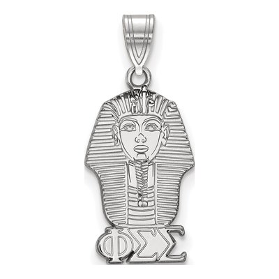 Phi Sigma Sigma Sterling Silver Small Pendant