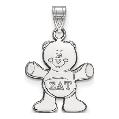 Sigma Delta Tau Sterling Silver Small Sorority Pendant