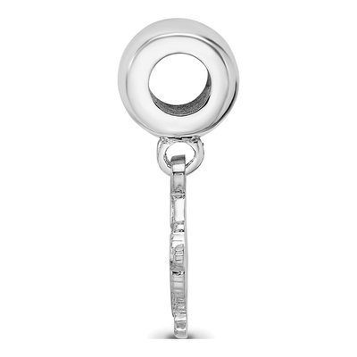 Syracuse University Sterling Silver Small Mascot Dangle Bead – view 3