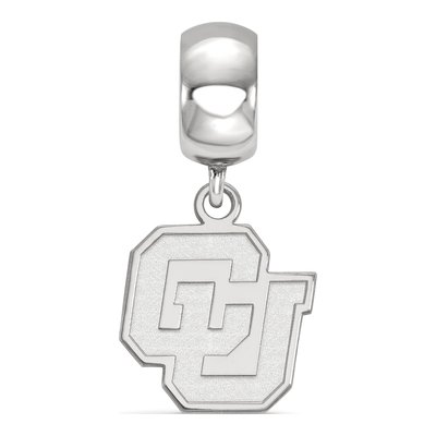 University of Colorado Sterling Silver C-U Small Dangle Bead – view 2