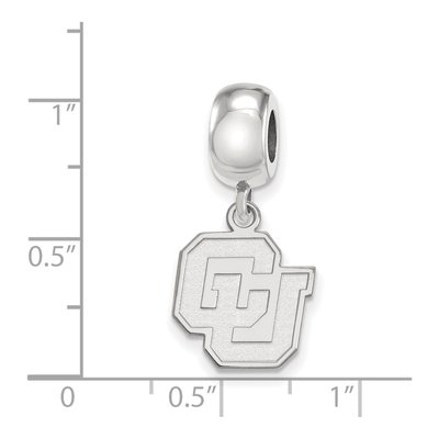University of Colorado Sterling Silver C-U Small Dangle Bead – view 3