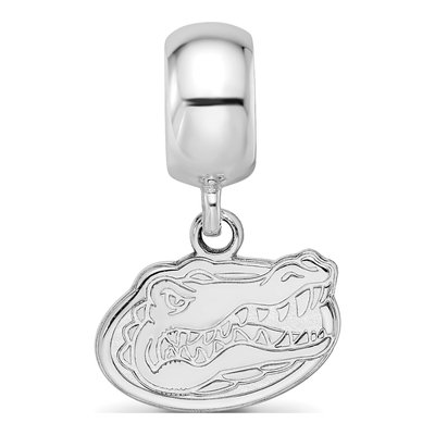 University of Florida Sterling Silver Extra Small Gator Dangle Bead – view 4