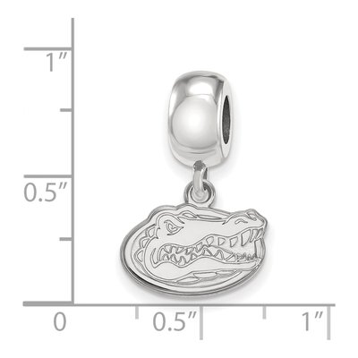 University of Florida Sterling Silver Extra Small Gator Dangle Bead – view 5