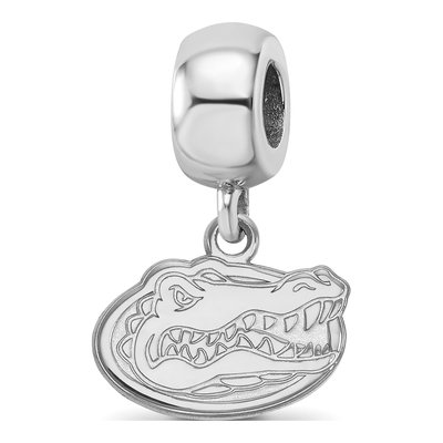 University of Florida Sterling Silver Extra Small Gator Dangle Bead