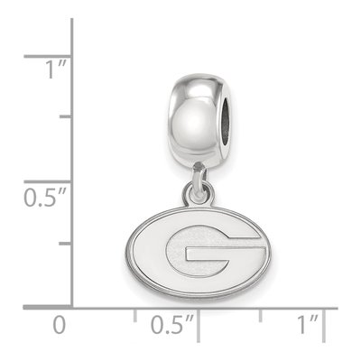 University of Georgia Sterling Silver Extra Small Letter G Dangle Bead – view 5
