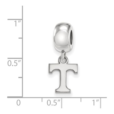 University of Tennessee Sterling Silver Extra Small Letter T Dangle Bead – view 5
