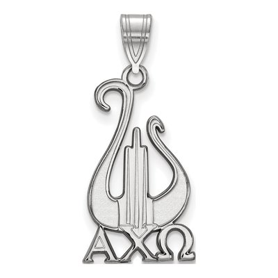 Alpha Chi Omega Sterling Silver Large Symbol Pendant