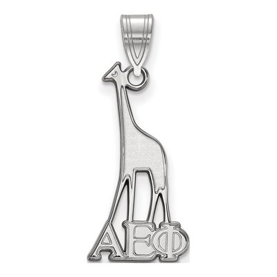 Alpha Epsilon Phi Sterling Silver Sorority Symbol Medium Pendant