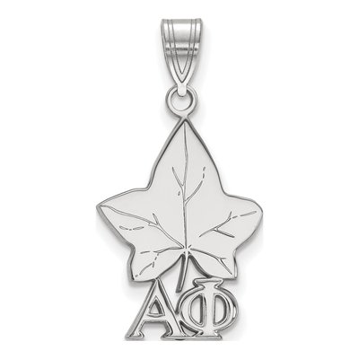 Alpha Phi Sterling Silver Medium Symbol Pendant