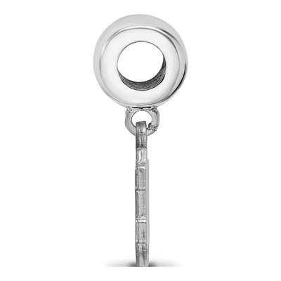 Auburn University Sterling Silver Small A-U Dangle Bead – view 3