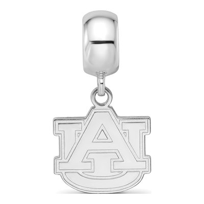 Auburn University Sterling Silver Small A-U Dangle Bead – view 4