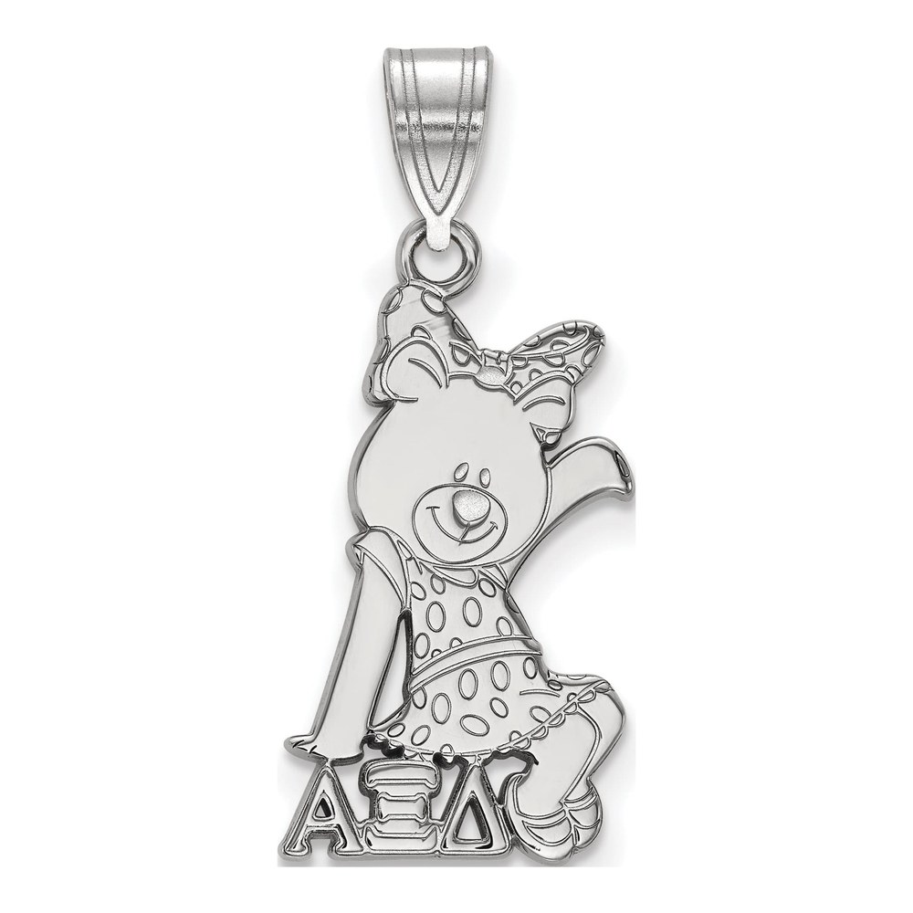 Alpha Xi Delta Sterling Silver Medium Sorority Symbol Pendant