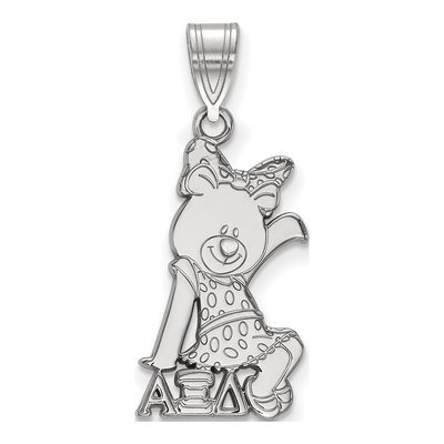 Alpha Xi Delta Sterling Silver Medium Sorority Symbol Pendant