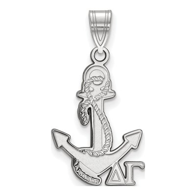 Delta Gamma Sterling Silver Medium Sorority Pendant