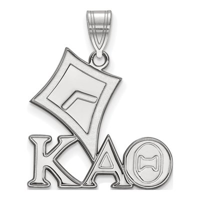 Kappa Alpha Theta Sterling Silver Sorority Symbol Medium Pendant