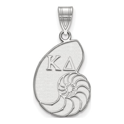 Kappa Delta Sterling Silver Medium Sorority Pendant
