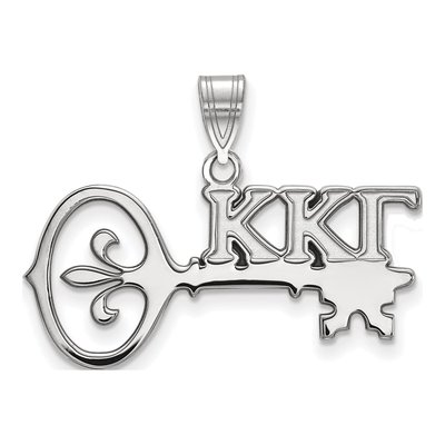 Kappa Kappa Gamma Sterling Silver Medium Symbol Pendant