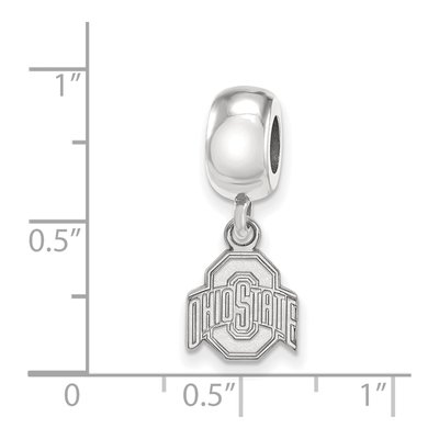 Ohio State University Sterling Silver Extra Small Dangle Bead – view 6