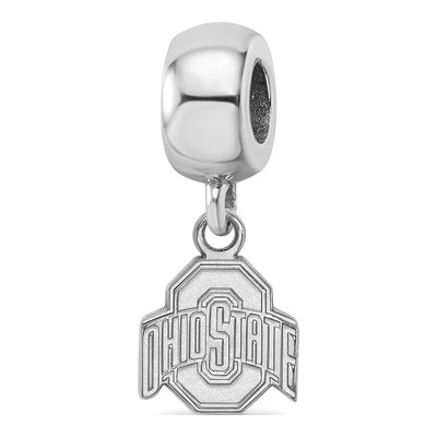 Ohio State University Sterling Silver Extra Small Dangle Bead