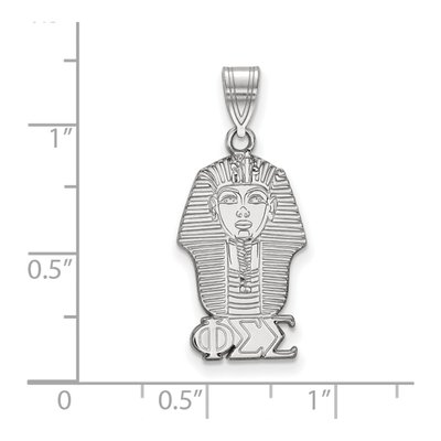 Phi Sigma Sigma Sterling Silver Medium Symbol Pendant – view 2