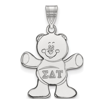 Sigma Delta Tau Sterling Silver Medium Sorority Pendant