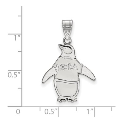 Theta Phi Alpha Sterling Silver Medium Sorority Pendant – view 2