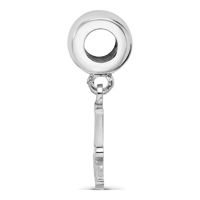 University of Alabama Sterling Silver Small Letter A Dangle Bead – view 3