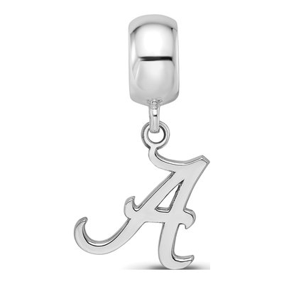 University of Alabama Sterling Silver Small Letter A Dangle Bead – view 4