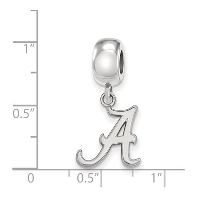 University of Alabama Sterling Silver Small Letter A Dangle Bead – view 5