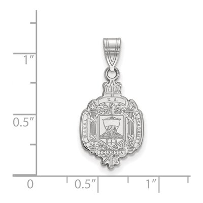 United States Naval Academy Sterling Silver Large US Crest Pendant – view 2